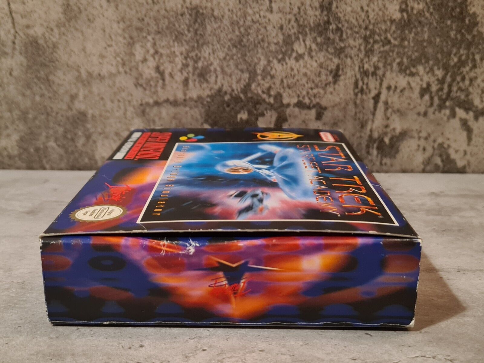SNES Super Nintendo Star Trek Starfleet Academy mit OVP und Anleitung NOE - T-Retro-Games 