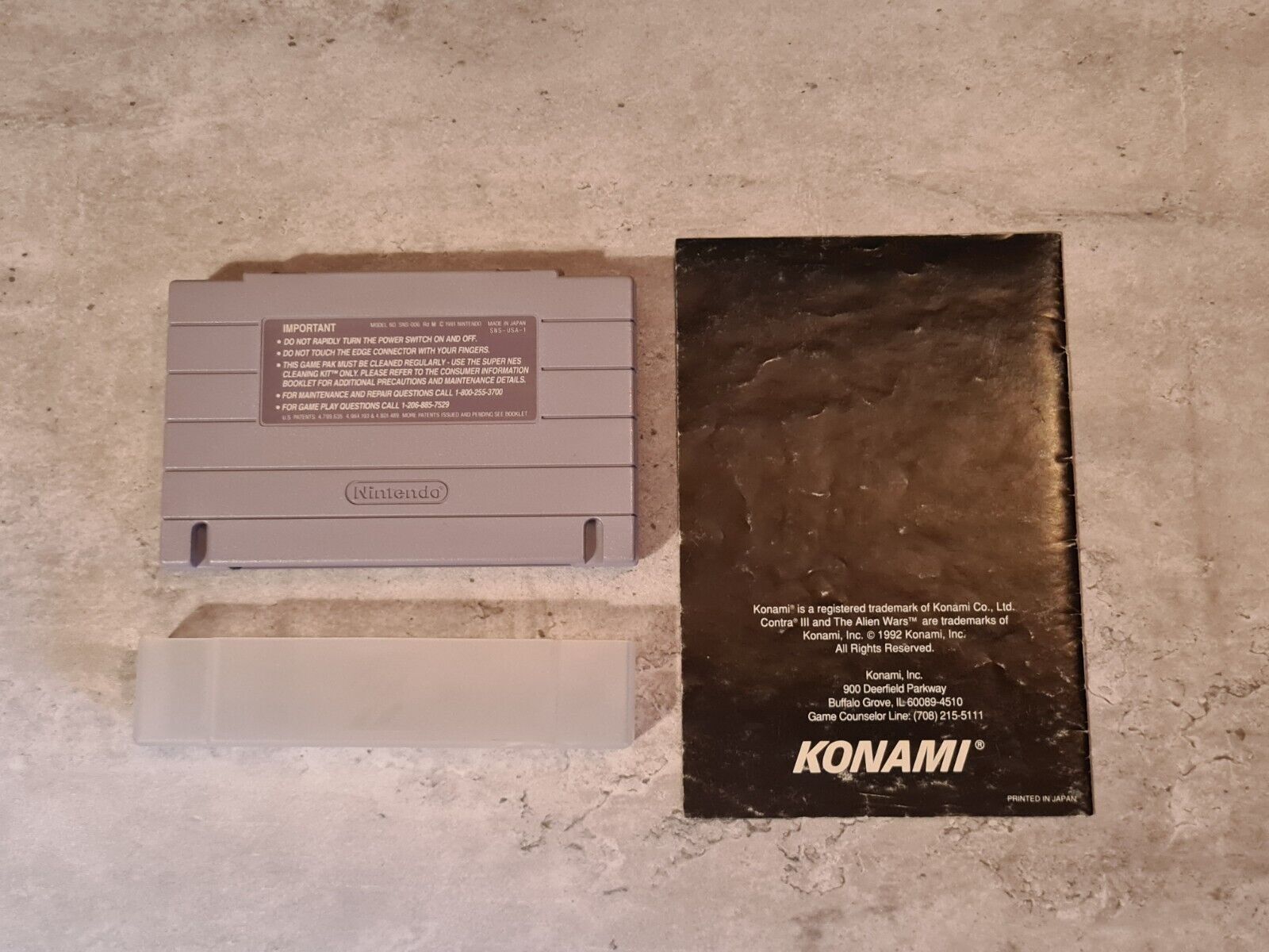 SNES Super Nintendo Contra III The Alien Wars mit OVP und Anleitung NTSC-USA - T-Retro-Games 