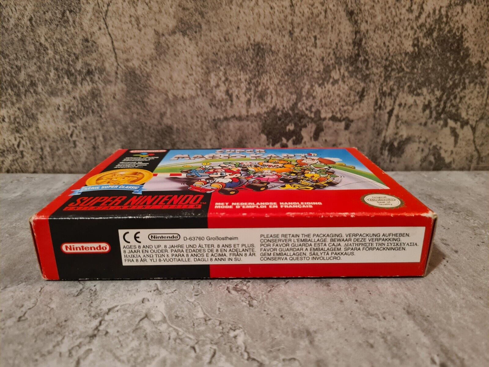SNES Super Nintendo Super Mario Kart mit OVP und Anleitung FAH Classic - T-Retro-Games 