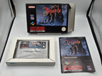 SNES Super Nintendo Spiel Bam Stoker's Dracula mit OVP und Anleitung ITA