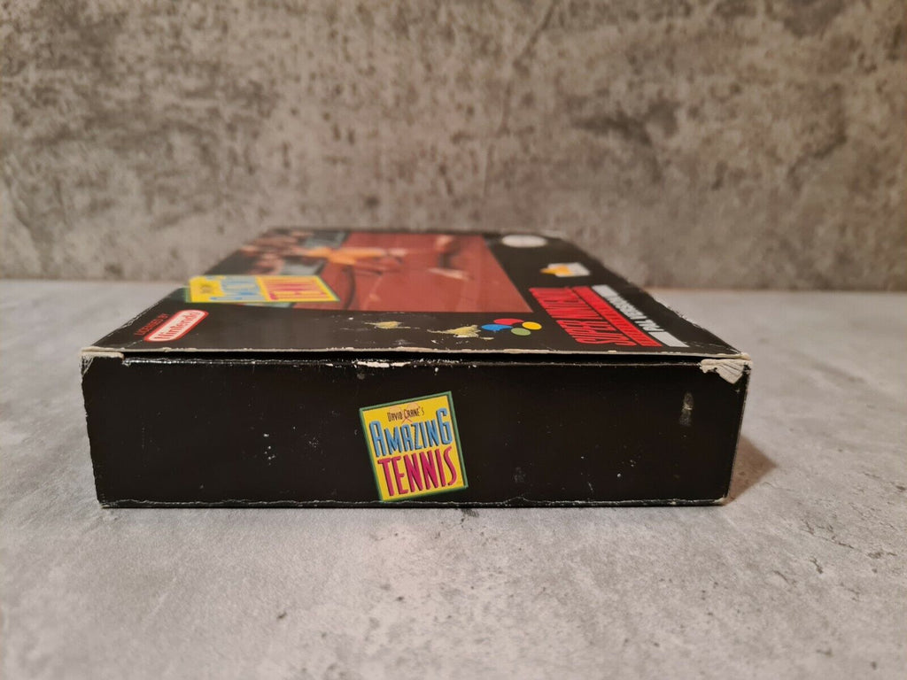 SNES Super Nintendo David Crane's Amazing Tennis mit OVP und Anleitung UKV - T-Retro-Games 