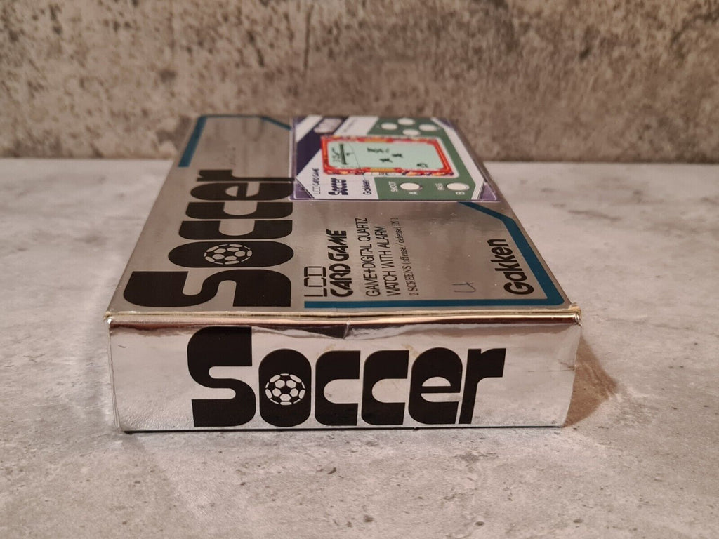 LCD Card Game Soccer Gakken OVP - T-Retro-Games 