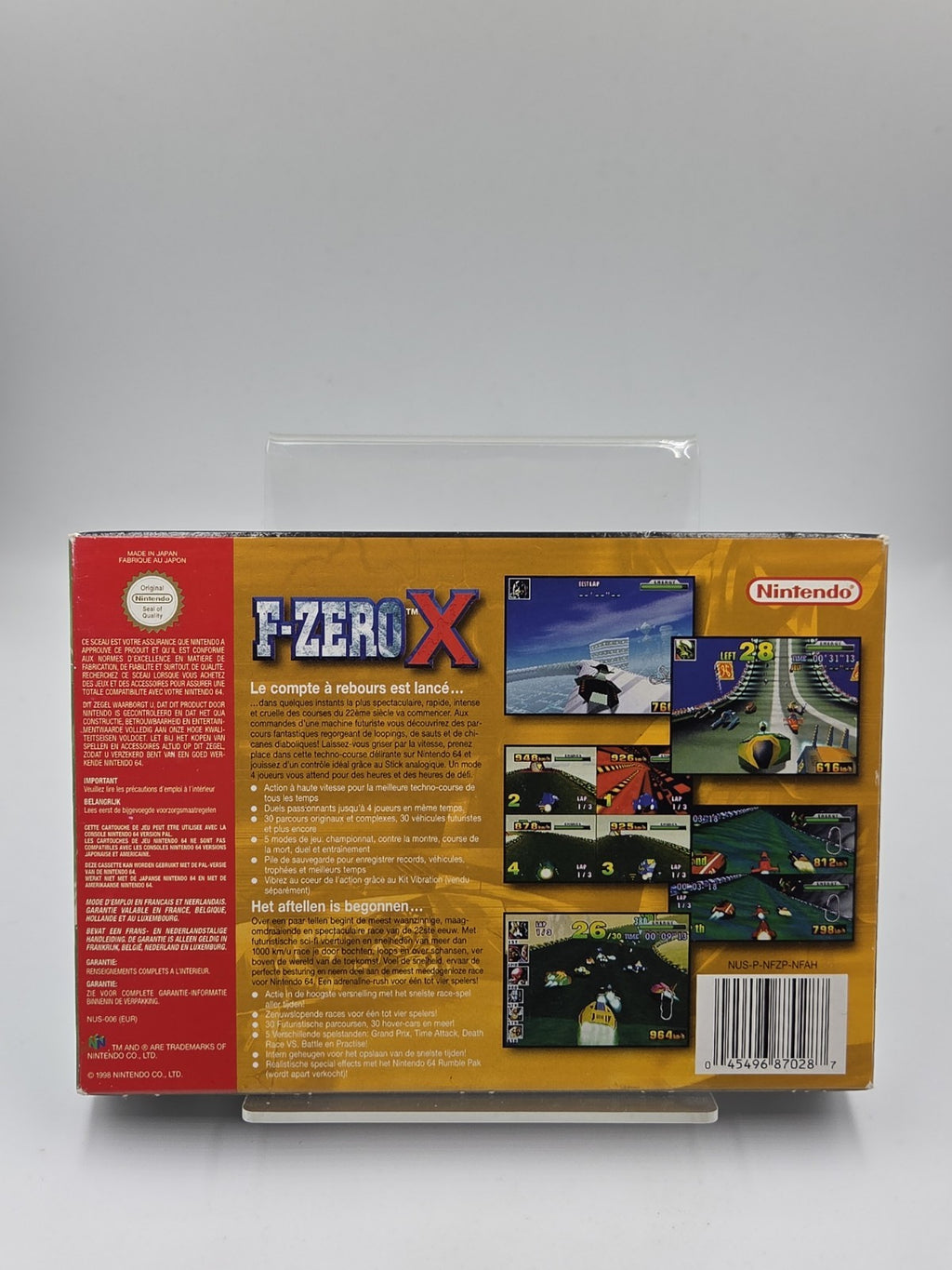 N64 Nintendo 64 Spiel F-Zero X mit OVP und Anleitung FAH