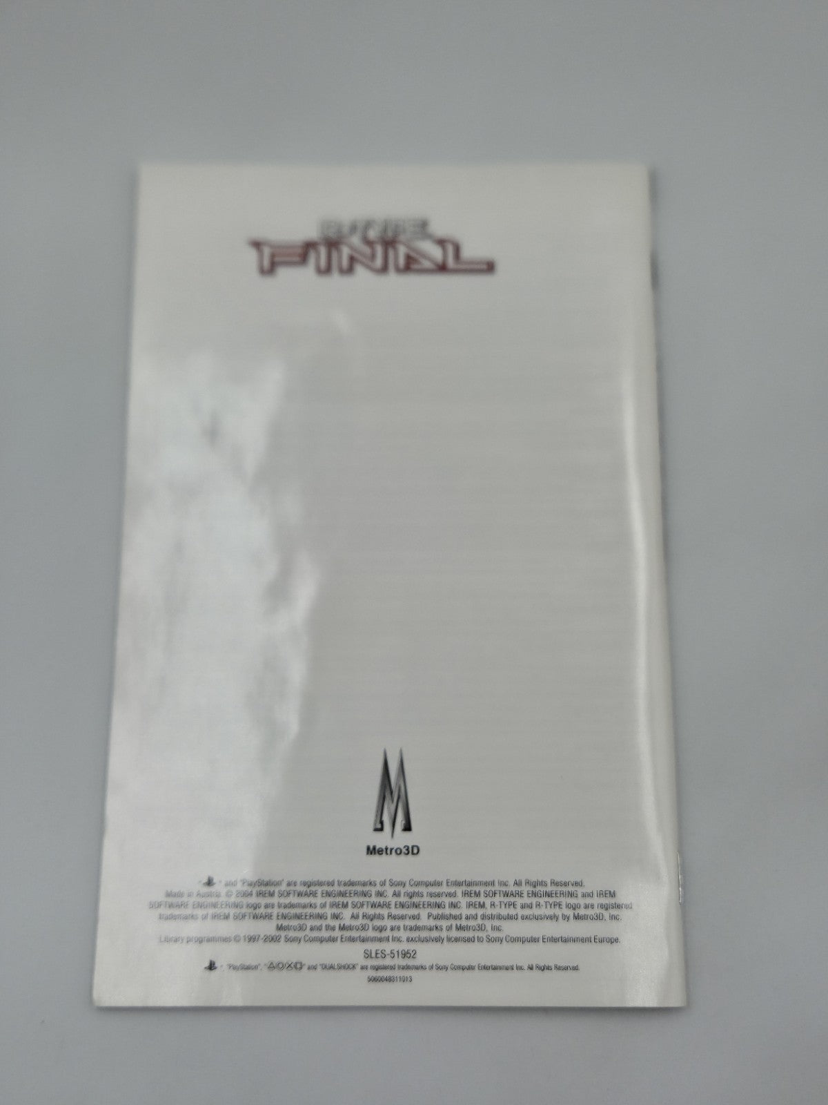 PS2 Playstation 2 R-Type Final mit OVP und Anleitung Englisch