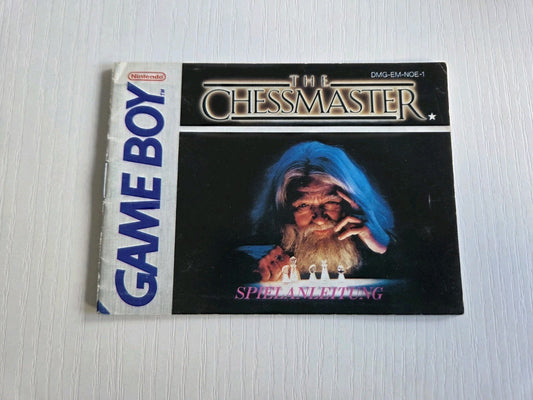 Game Boy Classic The Chessmaster Spielanleitung Instruction Booklet NOE