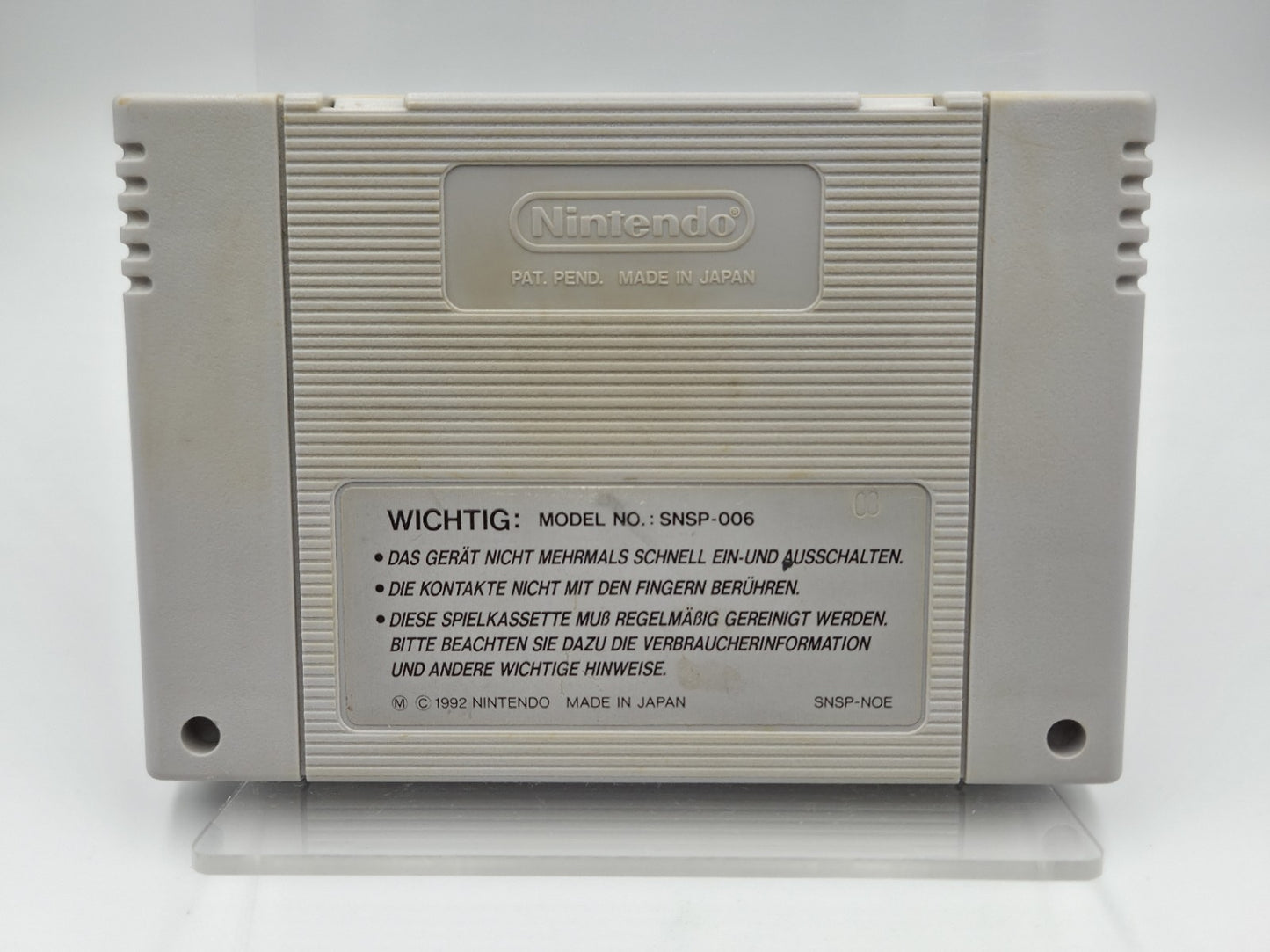 SNES Super Nintendo Bugs Bunny Rabbit Rampage Modul NOE