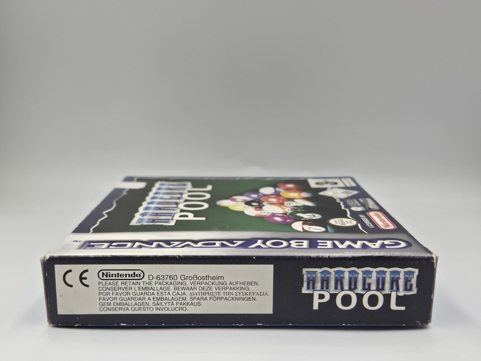 Game Boy Advance Spiel Hardcore Pool mit OVP und Anleitung EUR