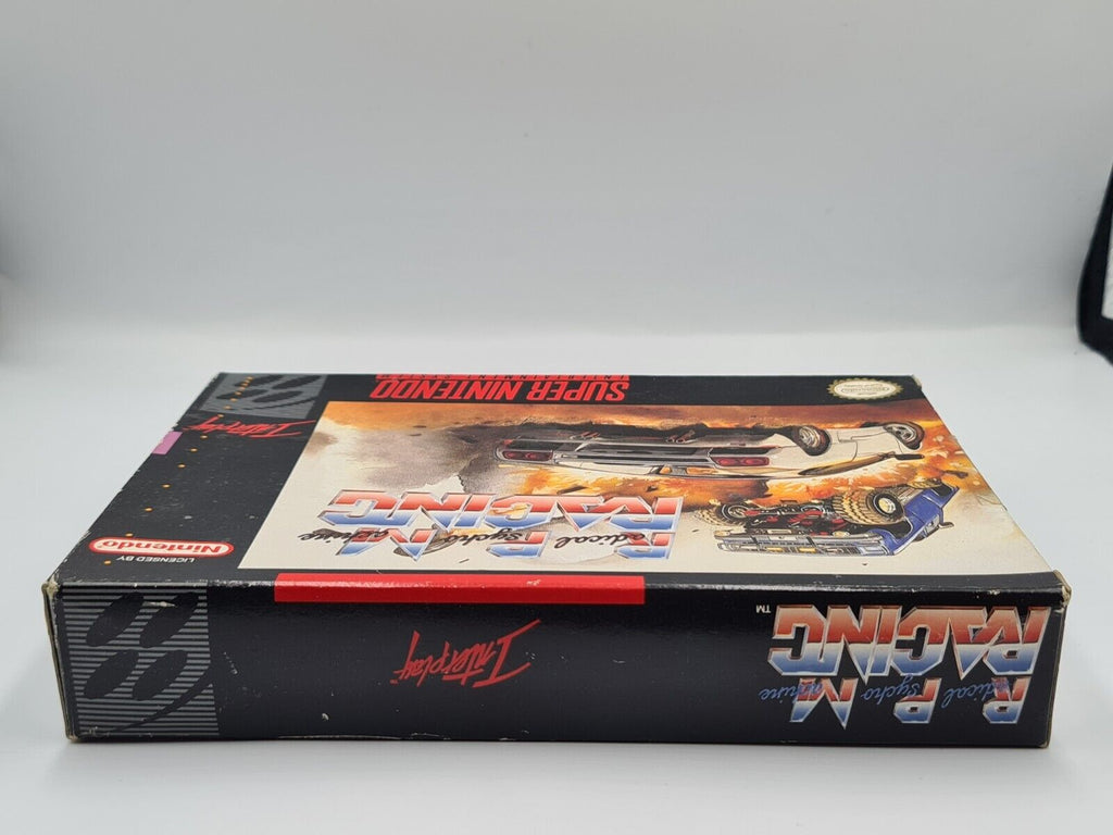 SNES Super Nintendo Radical Psycho Machine Racing mit OVP und Anleitung NTSC-USA - T-Retro-Games 
