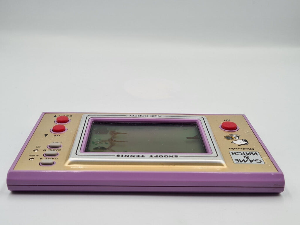 Nintendo Game & Watch Snoopy Tennis Konsole Console 1982 Wide Screen - T-Retro-Games 