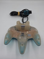 N64 Nintendo 64 Controller Clear Blue Joystick OVP EUR