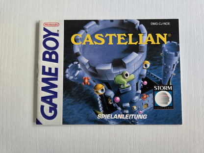 Nintendo Game Boy Classic Castelian Spielanleitung Instruction Booklet NOE