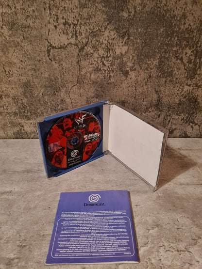 Sega Dreamcast WWF Attitude mit OVP und Anleitung Deutsch 