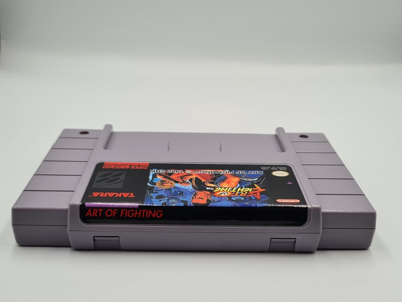 SNES Super Nintendo Art of Fighting mit OVP und Anleitung NTSC-USA - T-Retro-Games 