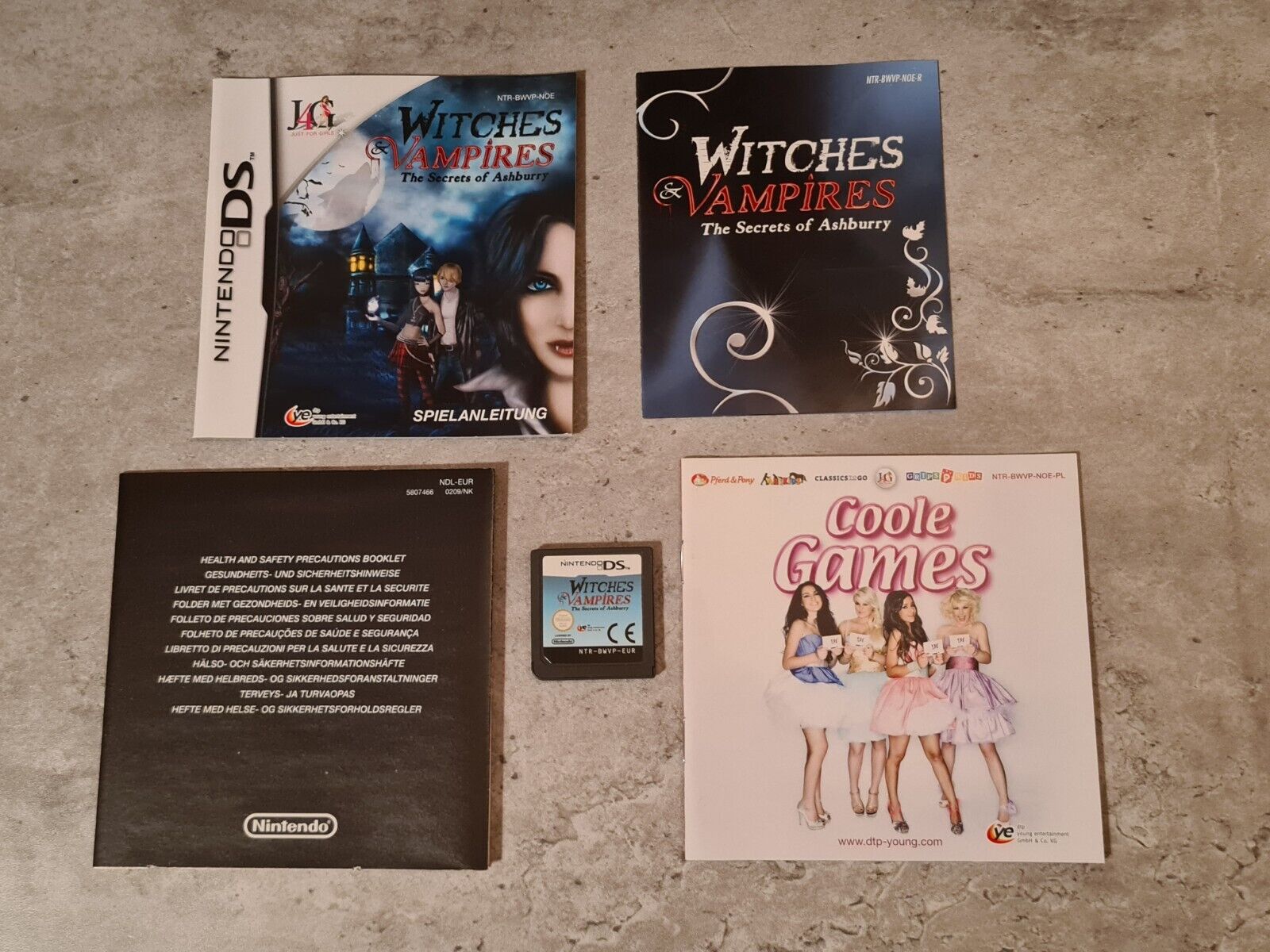 Nintendo DS Witches & Vampires mit OVP und Anleitung NOE - T-Retro-Games 