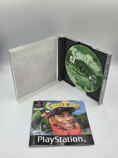 PS1 Playstation 1 CyberTiger mit OVP und Anleitung Deutsch