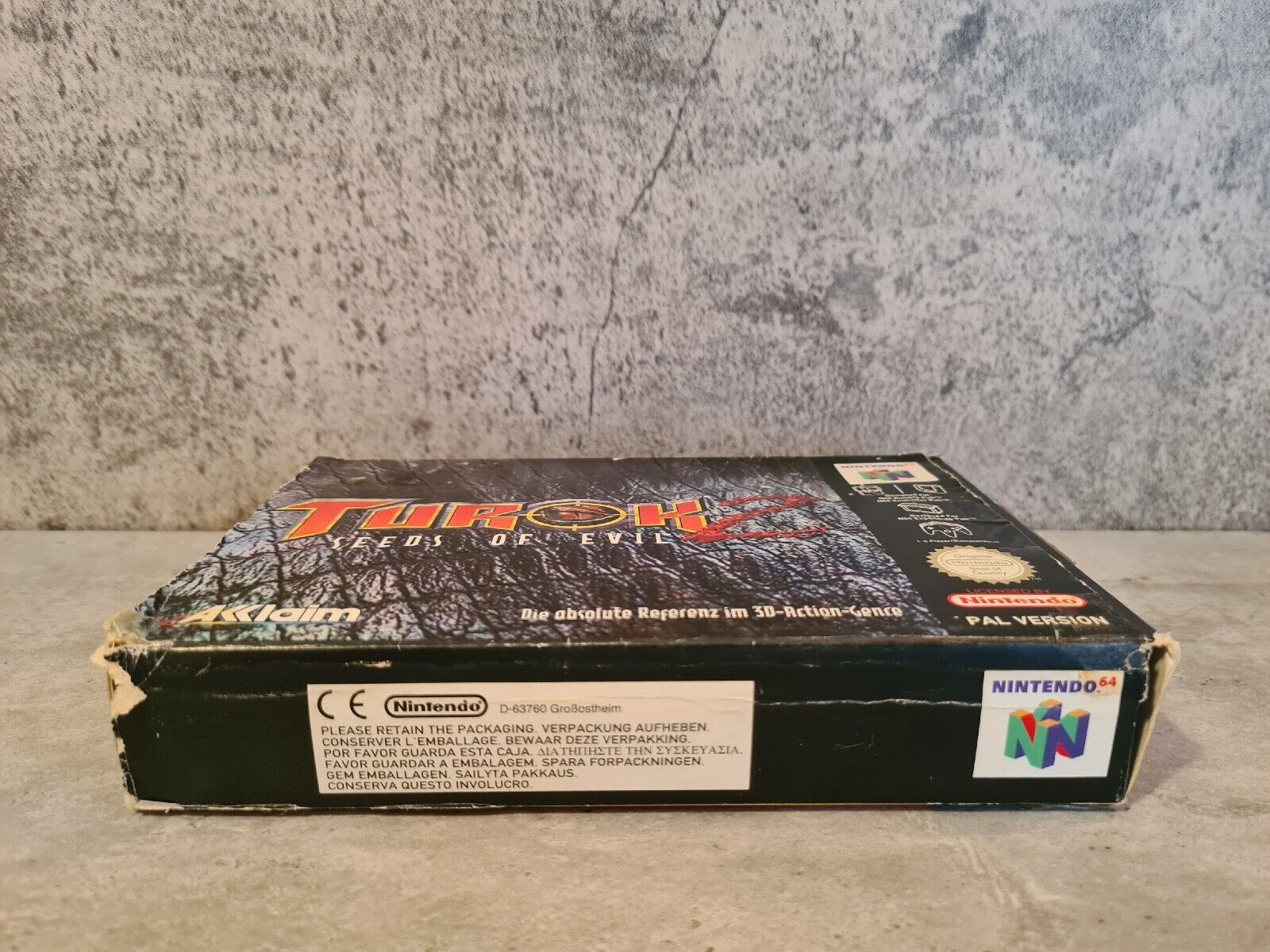 N64 Nintendo 64 Turok 2 : Seeds of Evil mit OVP und Anleitung NOE - T-Retro-Games 