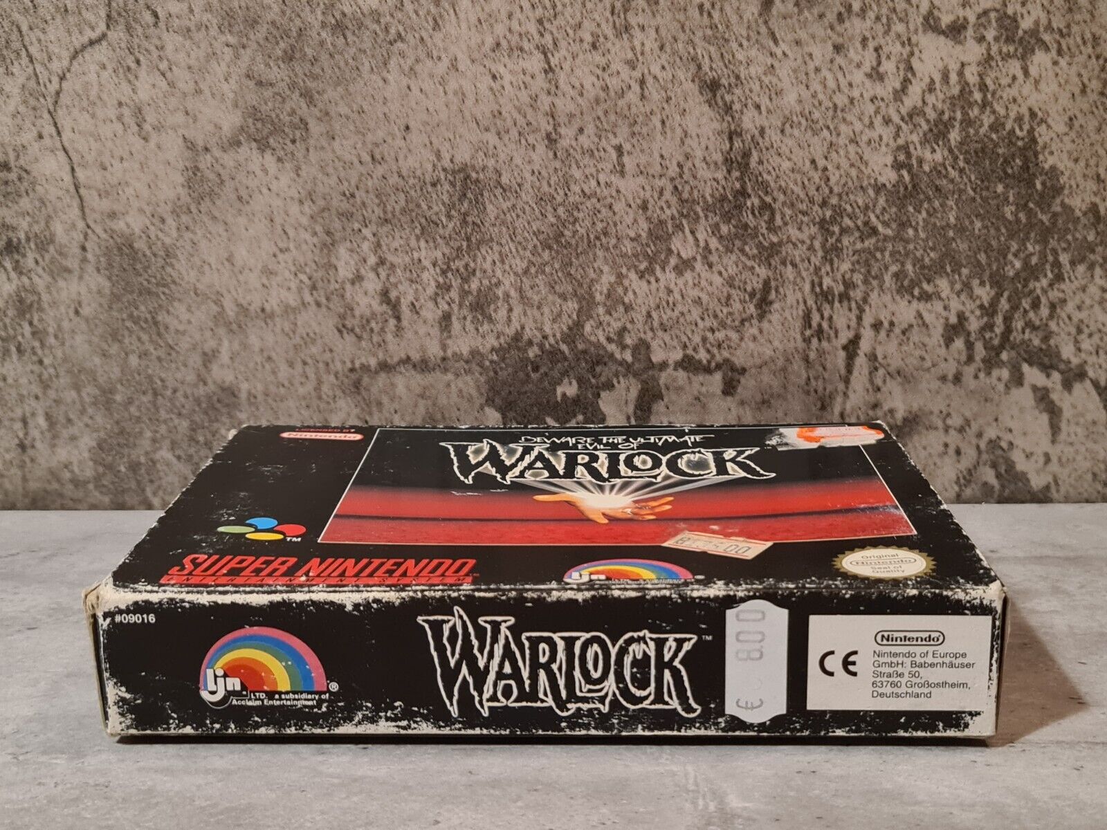 SNES Super Nintendo Beware The Ultimate Evil of Warlock + OVP und Anleitung EUR - T-Retro-Games 