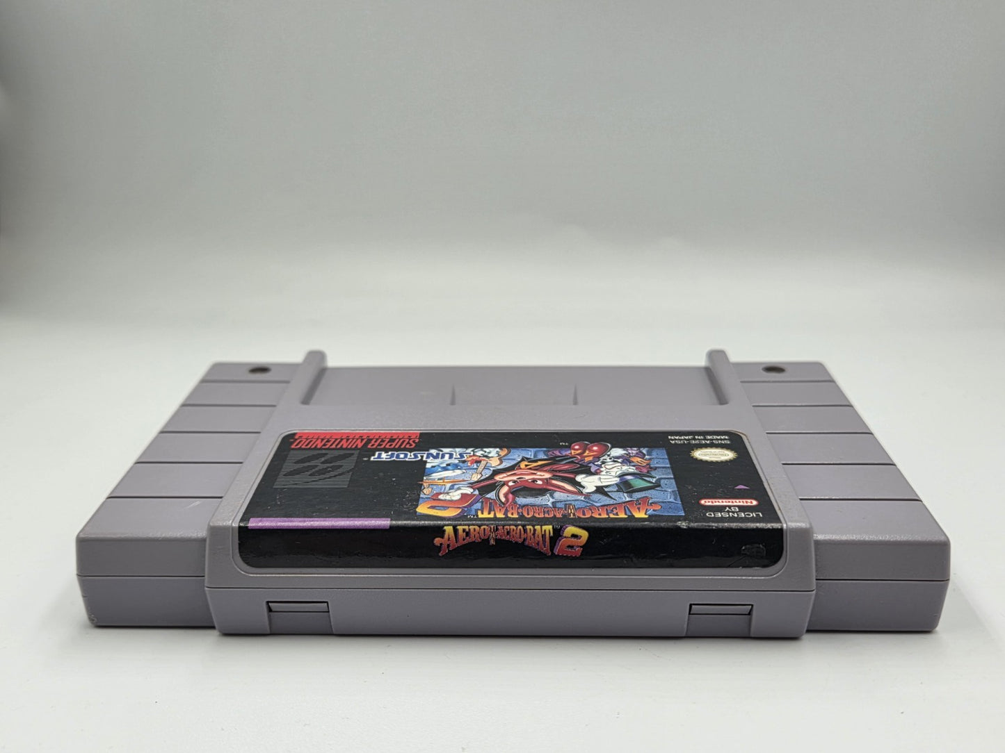 SNES Super Nintendo Aero The Acro-Bat 2 NTSC USA Modul