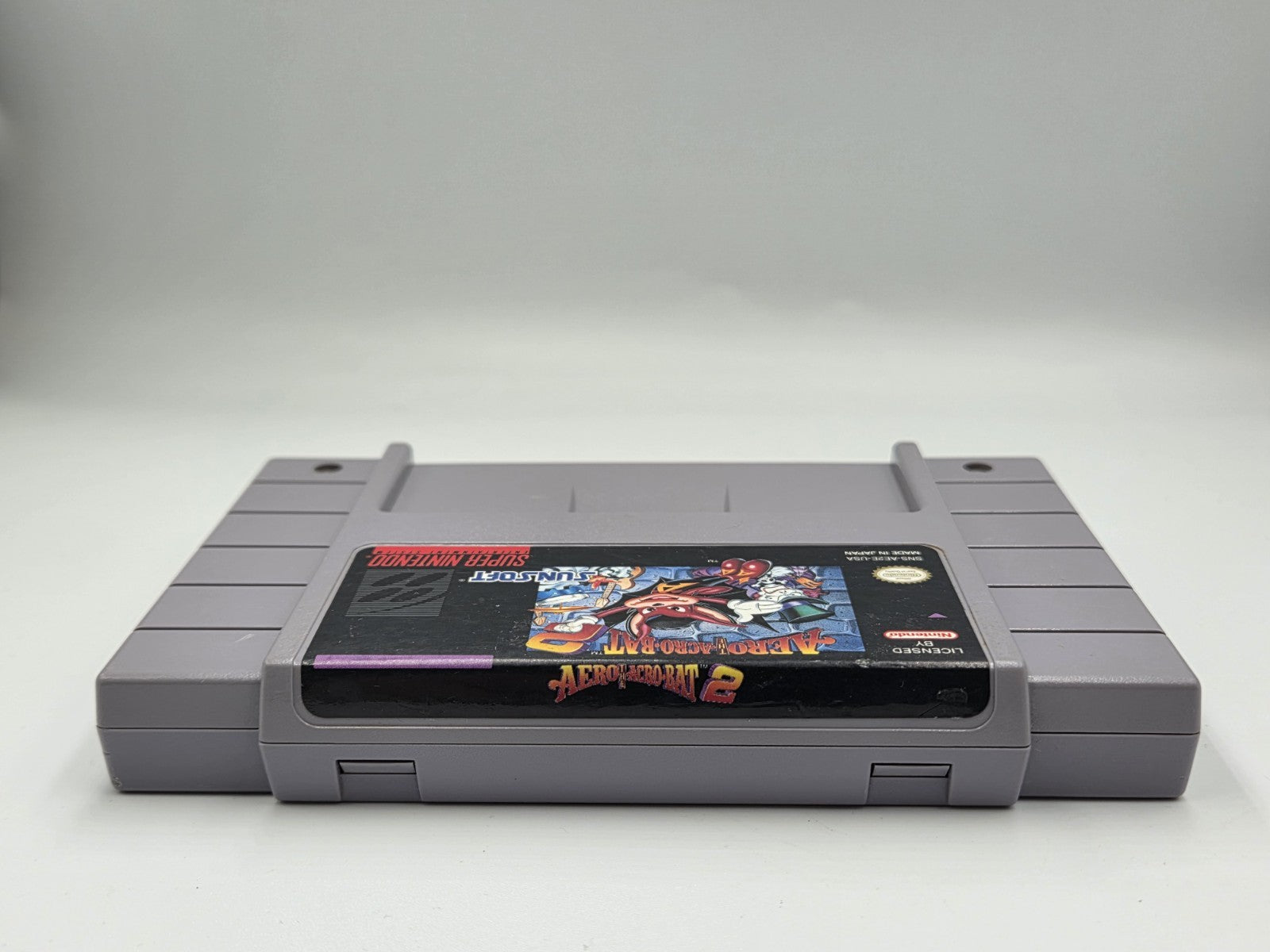 SNES Super Nintendo Aero The Acro-Bat 2 NTSC USA Modul