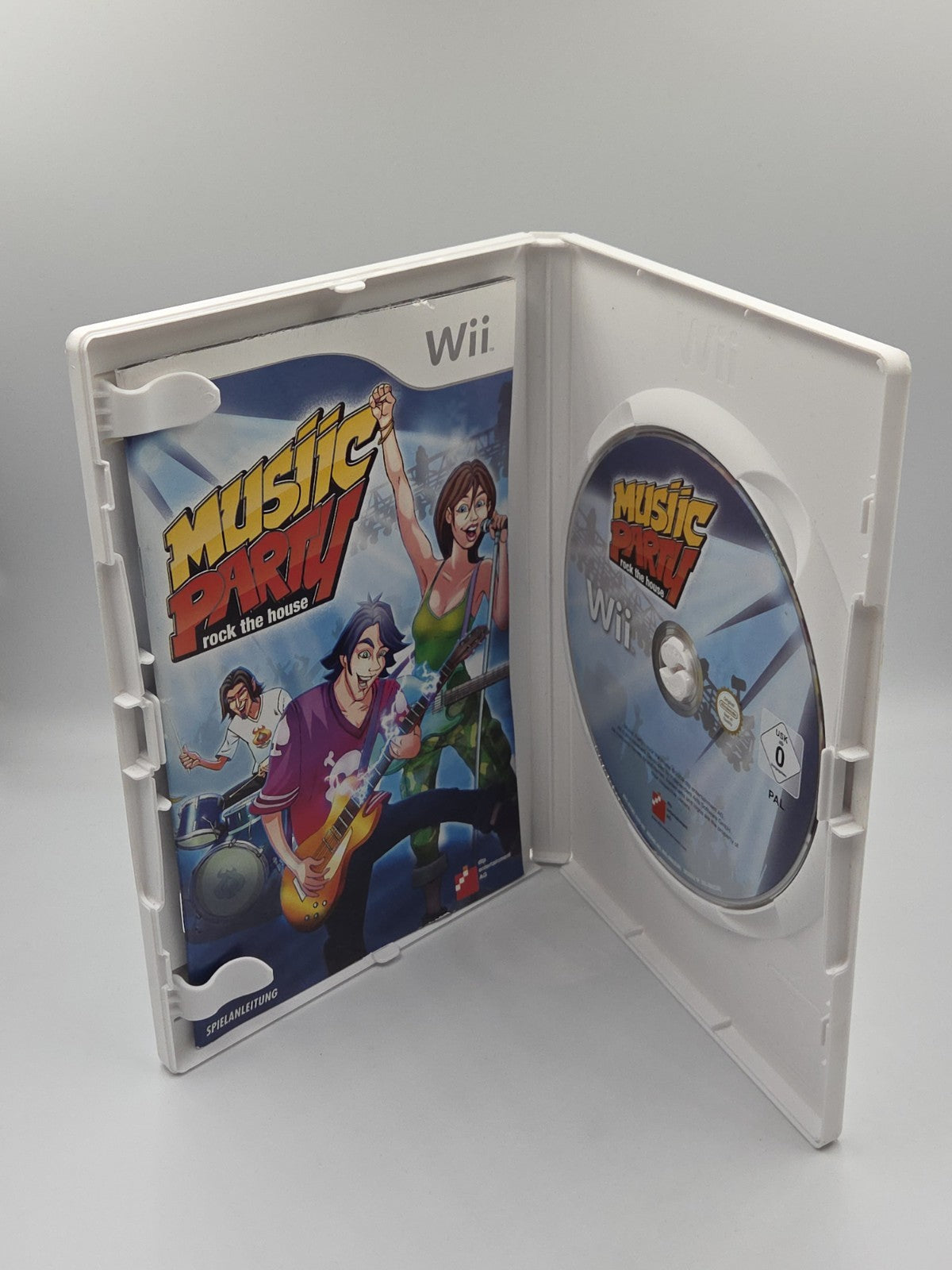 Nintendo Wii Spiel Musiic Party rock the house mit OVP und Anleitung NOE