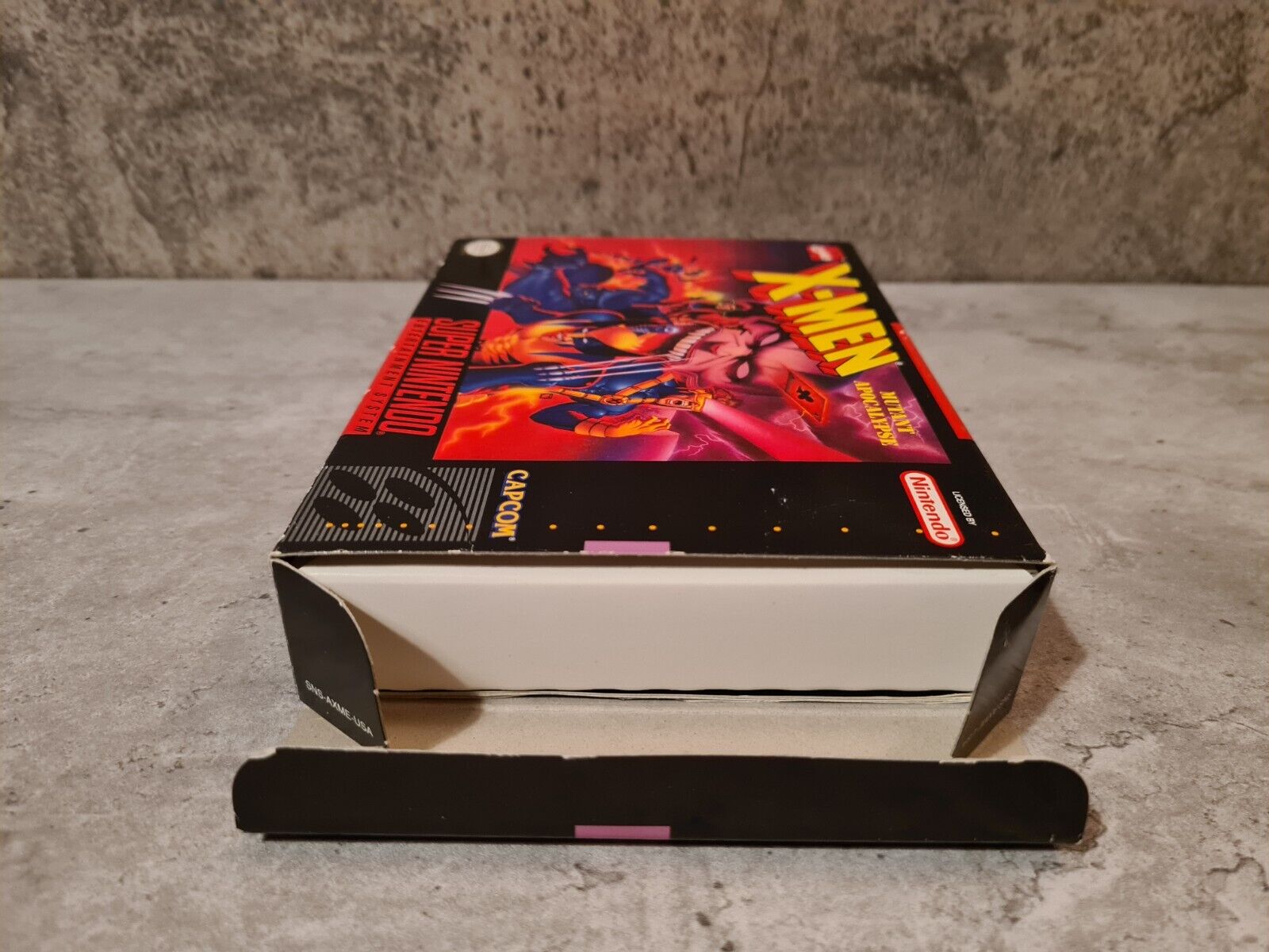 SNES Super Nintendo X-Men Mutant Apocalypse mit OVP und Anleitung NTSC-USA - T-Retro-Games 
