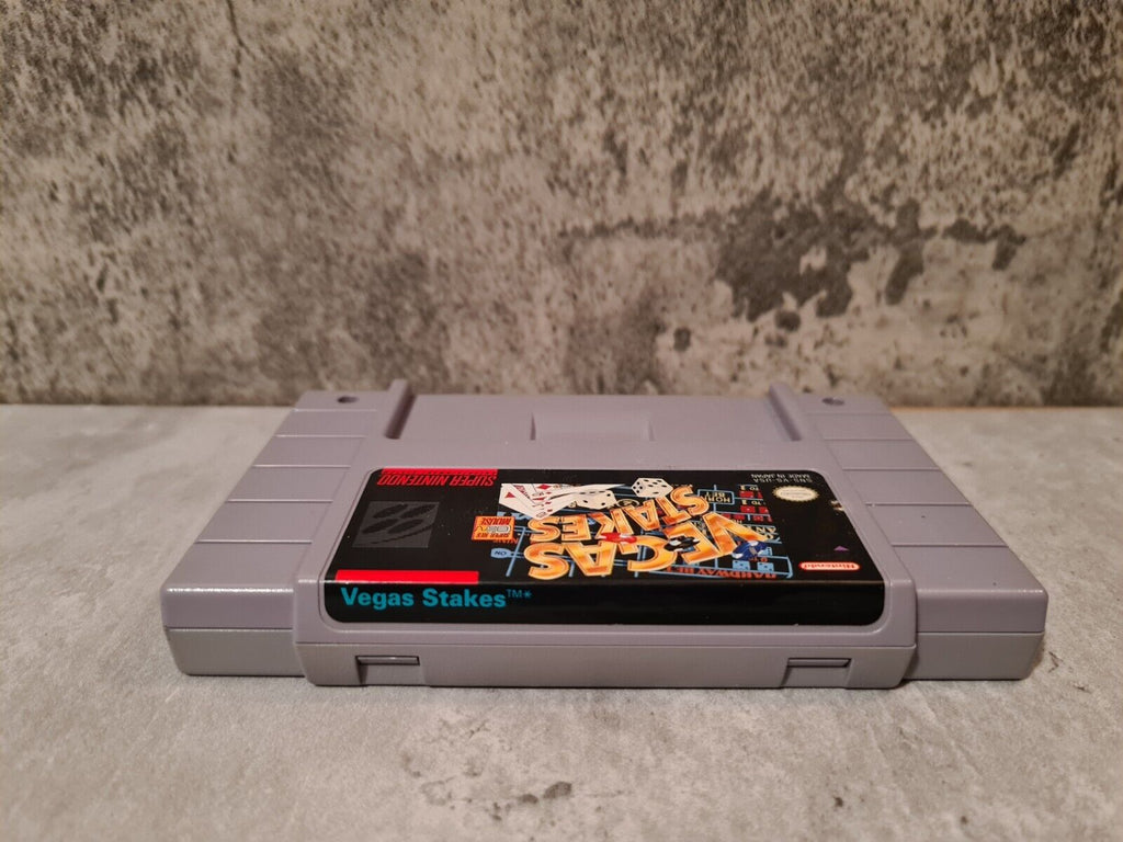 SNES Super Nintendo Vegas Stakes mit OVP und Anleitung NTSC USA - T-Retro-Games 