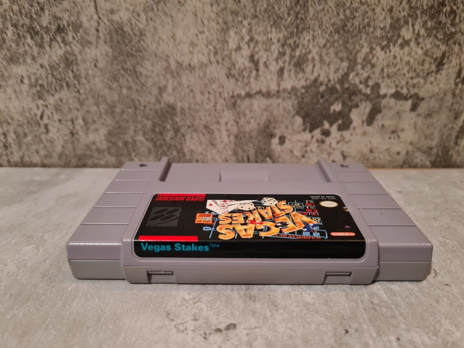 SNES Super Nintendo Vegas Stakes mit OVP und Anleitung NTSC USA - T-Retro-Games 