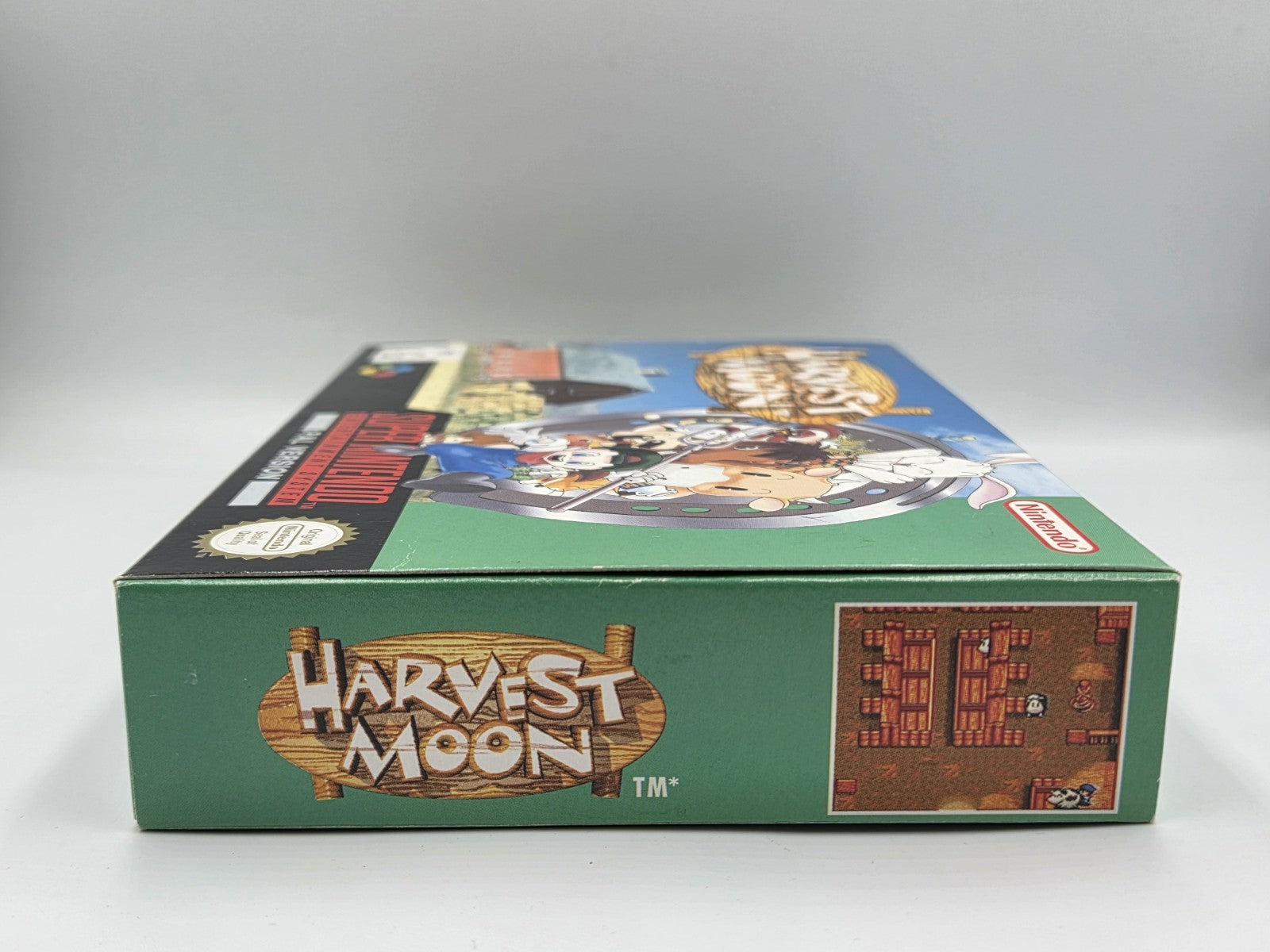 SNES Super Nintendo Harvest Moon mit OVP und Anleitung AUS