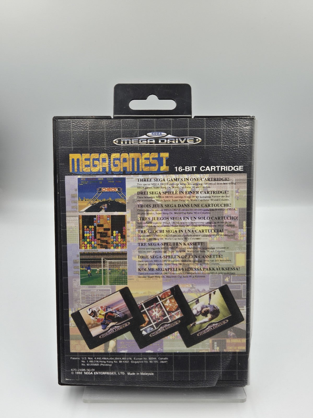Sega Mega Drive Spiel Mega Games I mit OVP Multilingual
