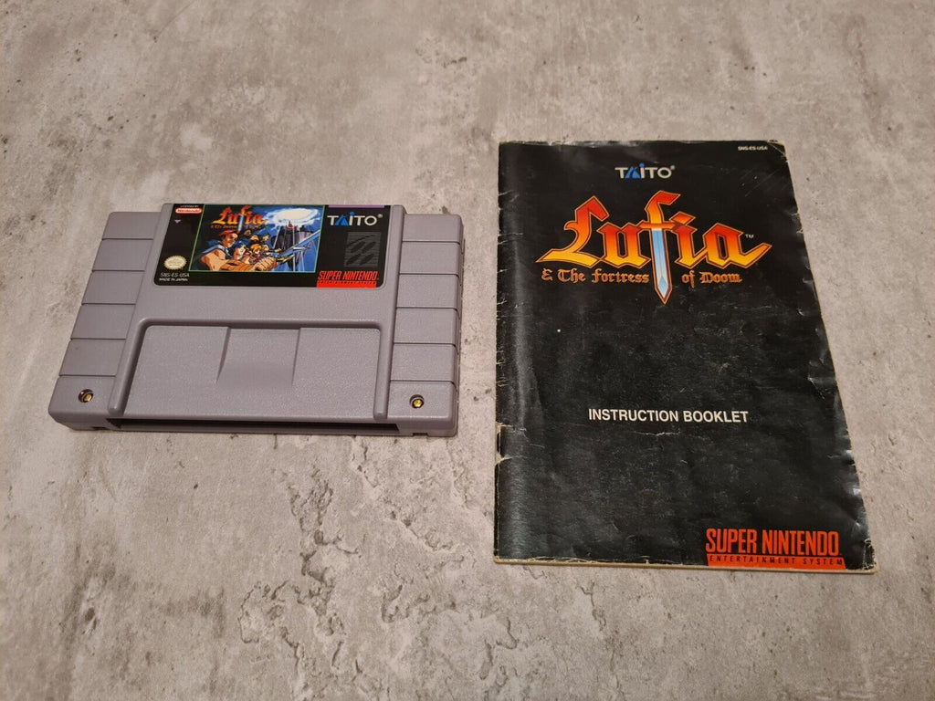 SNES Super Nintendo Lufia & The Fortress of Doom mit OVP und Anleitung NTSC-USA - T-Retro-Games 