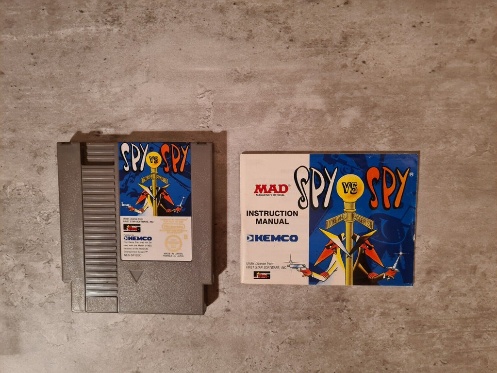 NES Spy vs Spy mit OVP und Anleitung EEC - T-Retro-Games 