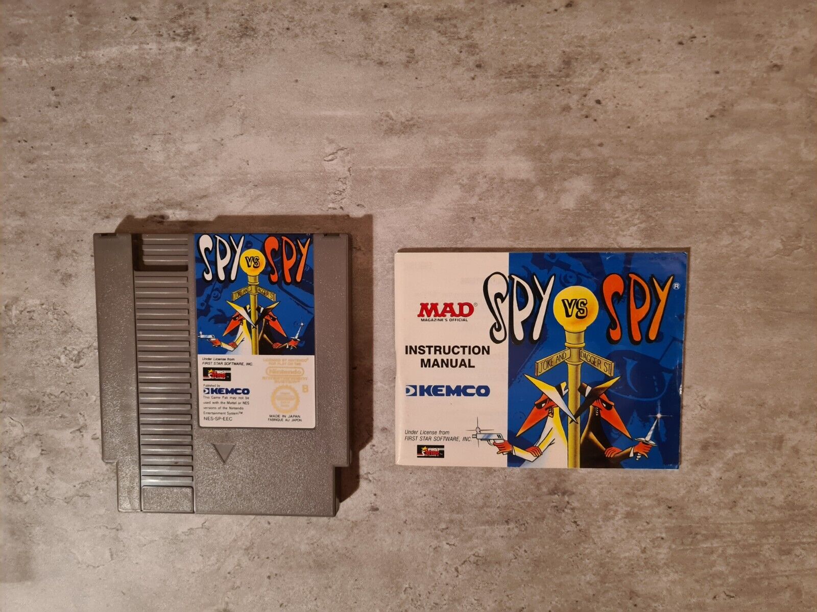 NES Spy vs Spy mit OVP und Anleitung EEC - T-Retro-Games 
