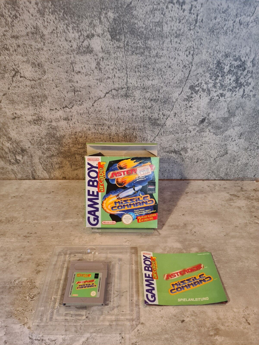 Game Boy Arcade Classic 1 Asteroids Missile Command mit OVP und Anleitung NOE - T-Retro-Games 