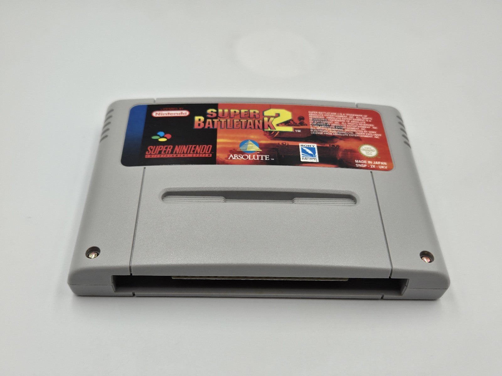 SNES Super Nintendo Super Battletank 2 mit OVP und Anleitung UKV