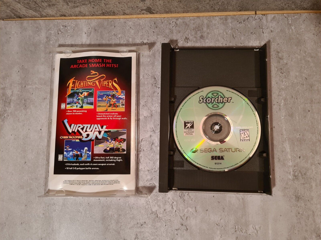 Sega Saturn Scorcher mit OVP und Anleitung NTSC-USA - T-Retro-Games 