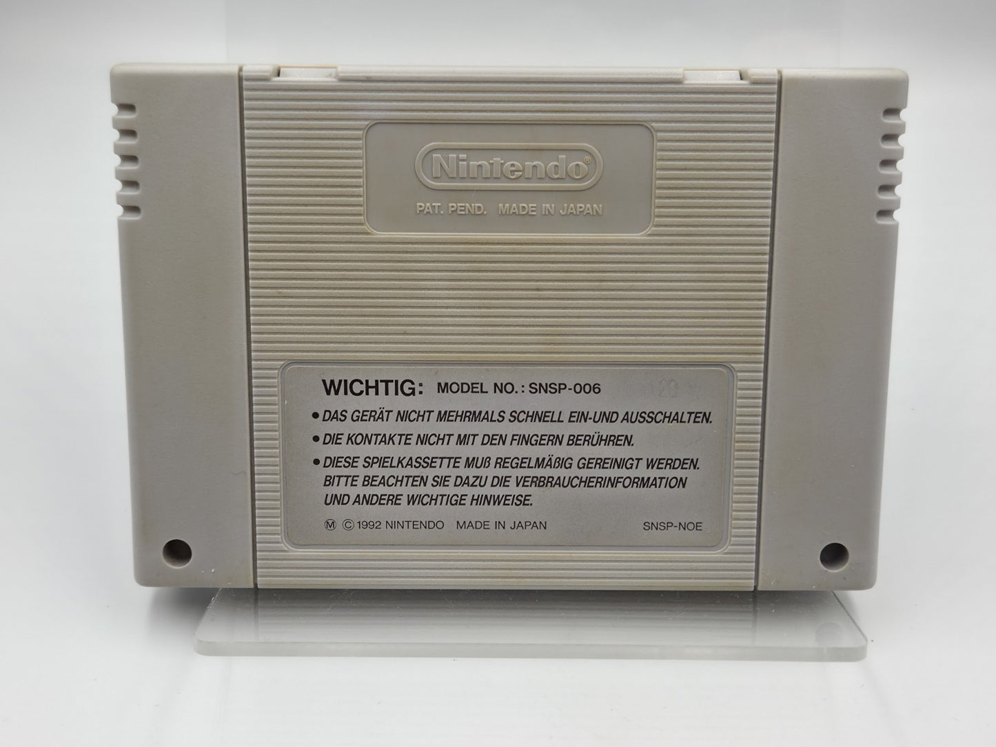 SNES Super Nintendo Sim City Modul NOE/SFRG