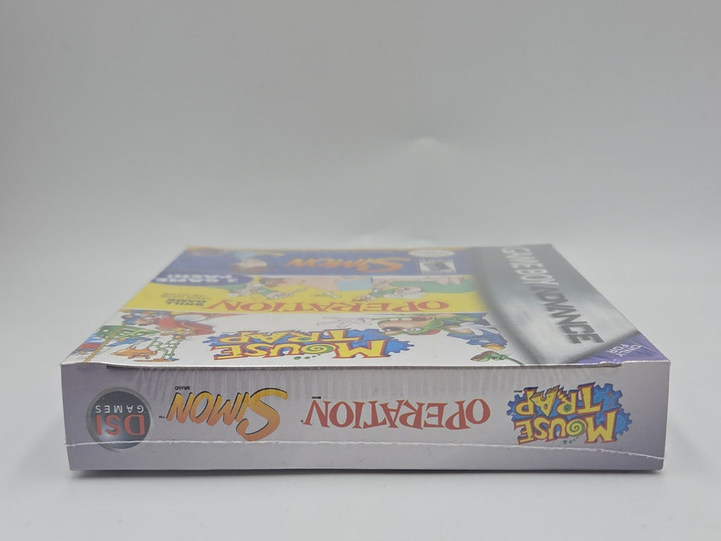 Game Boy Advance Spiel Mouse Trap / Operation/ Simon 3 Game Pack USA Sealed  Neu