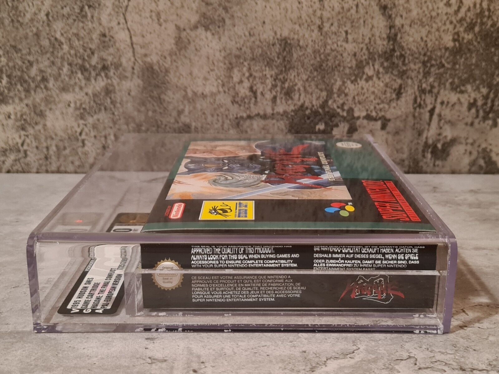 SNES Super Nintendo Hagane The Final Conflict VGA Gold 90 - T-Retro-Games 