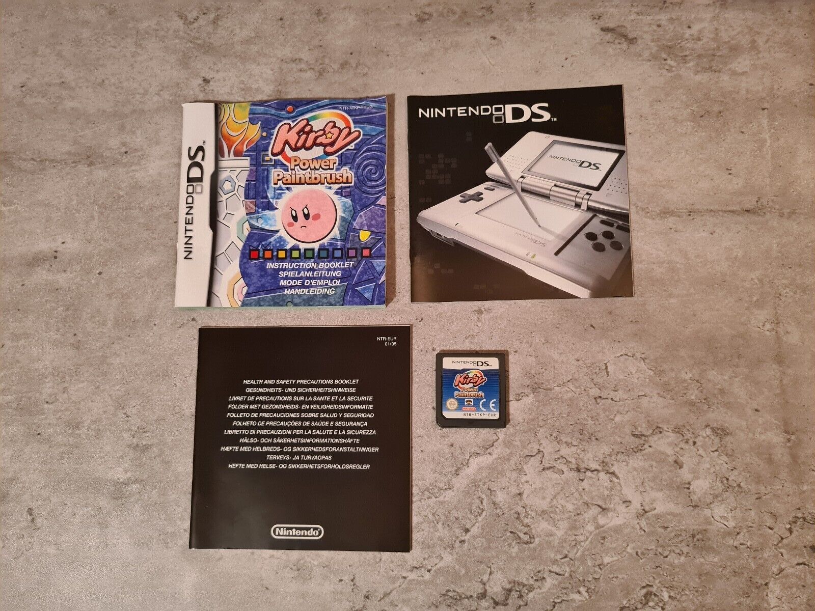 Nintendo DS Kirby Power Paintbrush mit OVP und Anleitung EUR - T-Retro-Games 