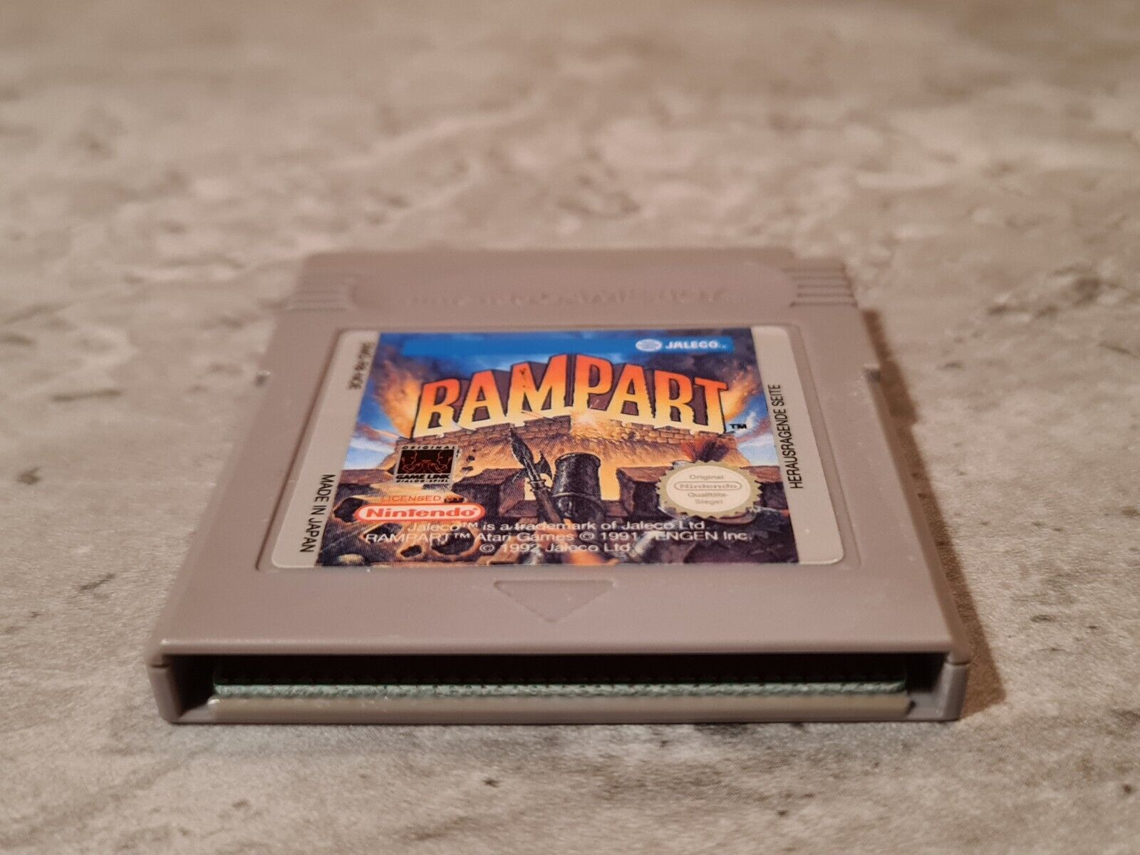 Nintendo Game Boy Classic Spiel Rampart Modul NOE - T-Retro-Games 