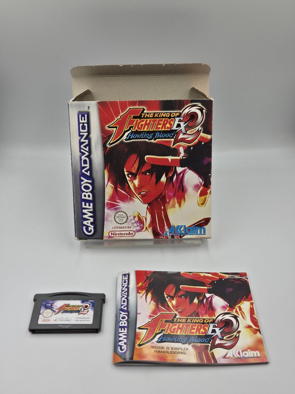 Game Boy Advance The King of Fighters Ex 2 Howling Blood + OVP und Anleitung EUR