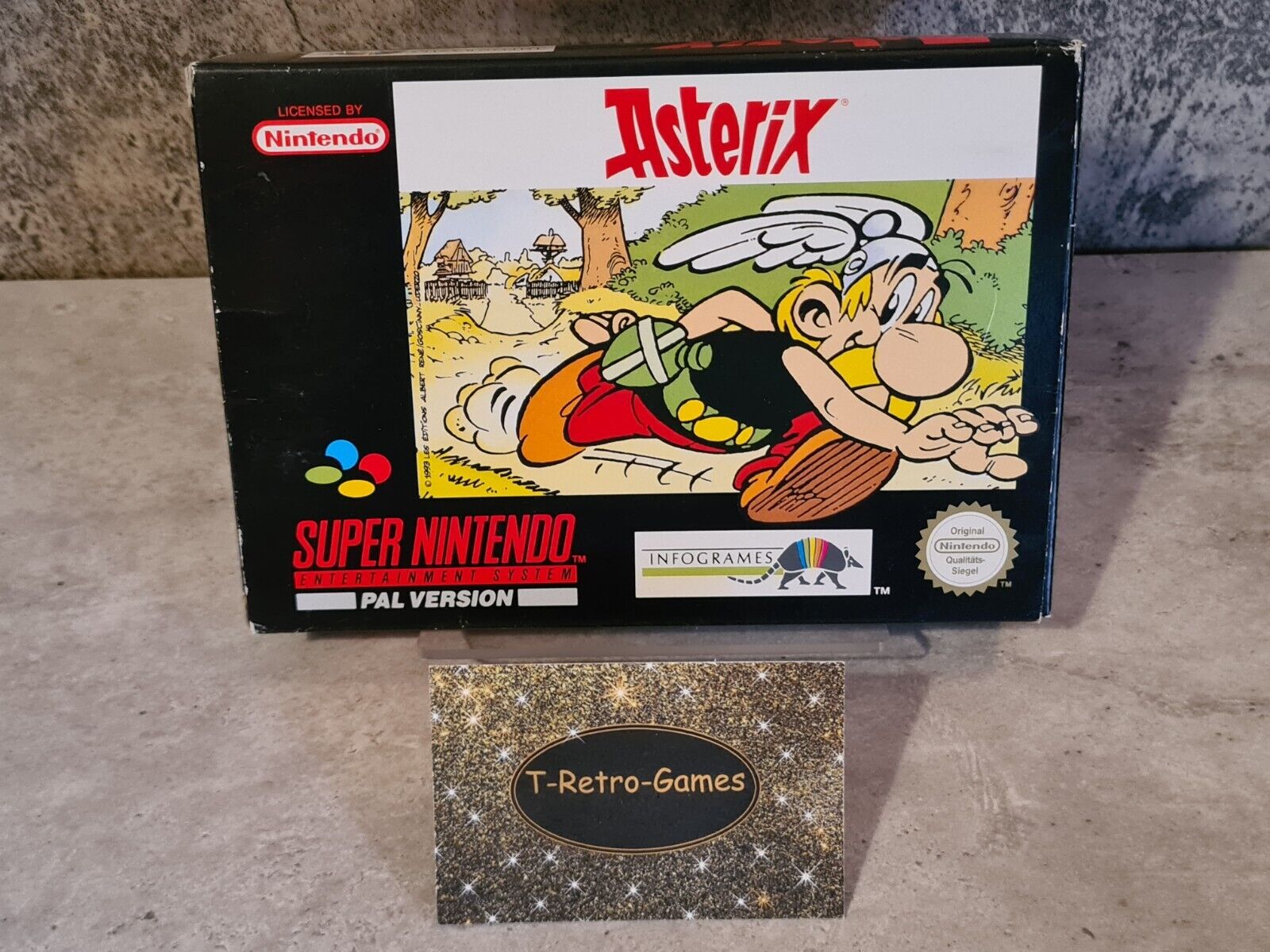 SNES Super Nintendo Asterix mit OVP und Anleitung NOE - T-Retro-Games 