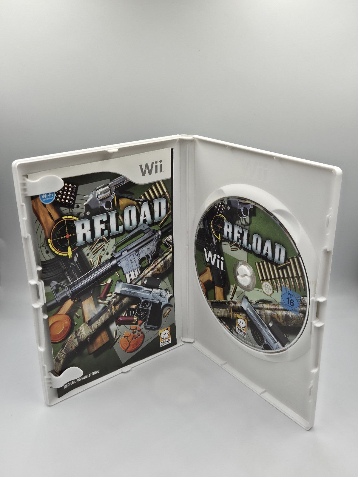 Nintendo Wii Spiel Reload mit OVP und Anleitung GER