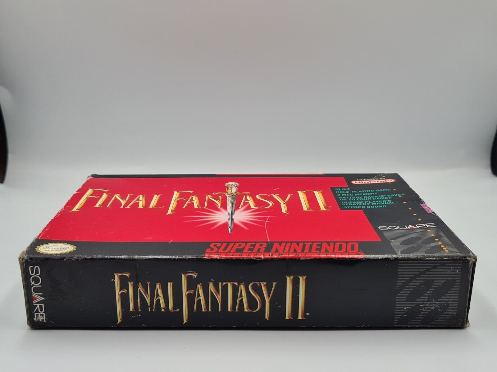 SNES Super Nintendo Final Fantasy II mit OVP und Anleitung + Karte NTSC-USA - T-Retro-Games 