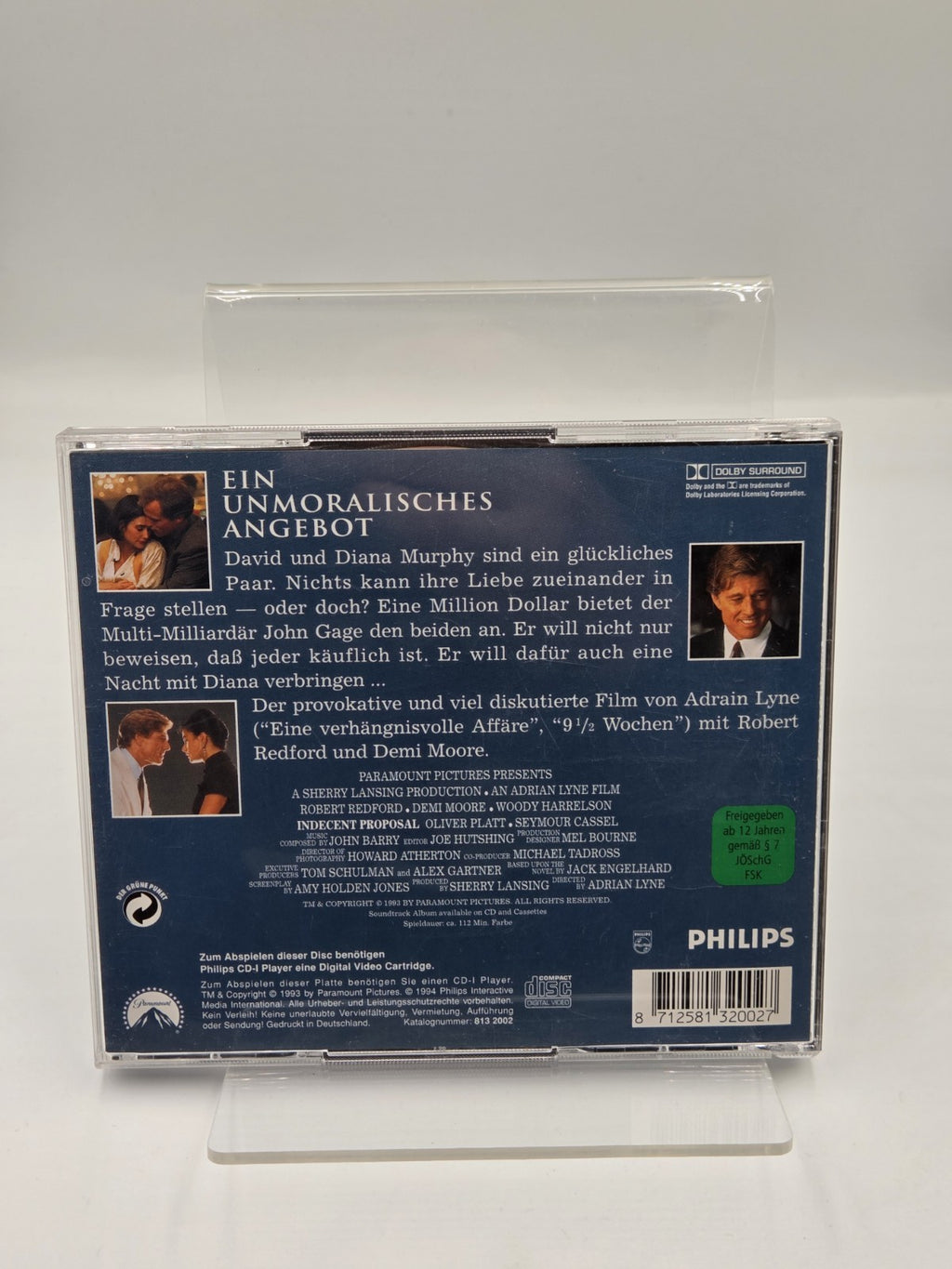 Philips CD-i Video CD Ein unmoralisches Angebot 2 Discs