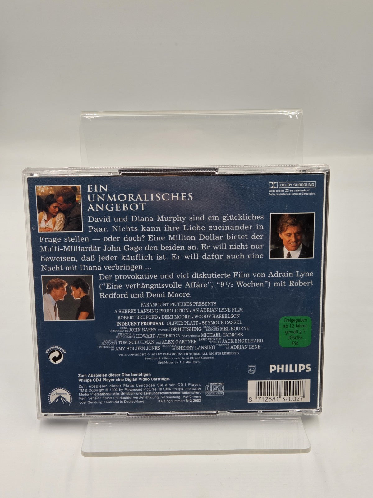 Philips CD-i Video CD Ein unmoralisches Angebot 2 Discs