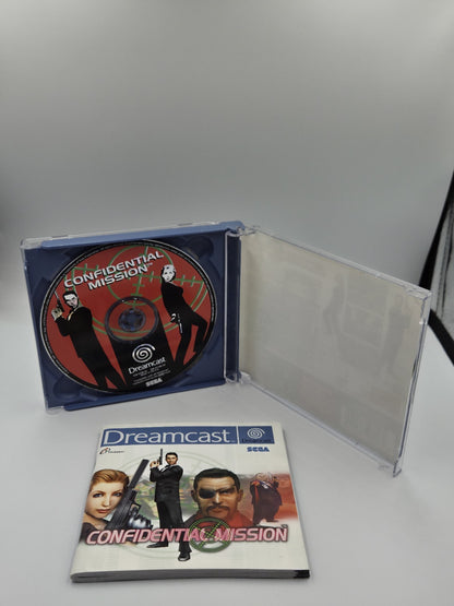 Sega Dreamcast Spiel Confidential Mission mit OVP und Anleitung Multilingual 