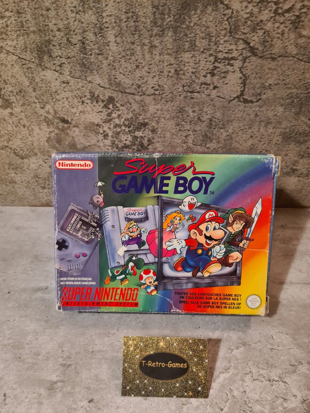 SNES Super Nintendo Super Game Boy Adapter OVP FAH - T-Retro-Games 