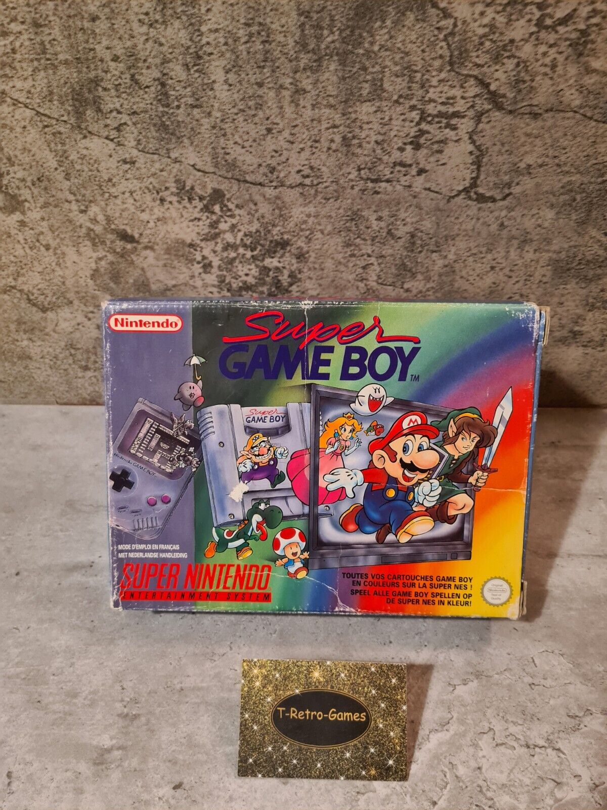 SNES Super Nintendo Super Game Boy Adapter OVP FAH - T-Retro-Games 