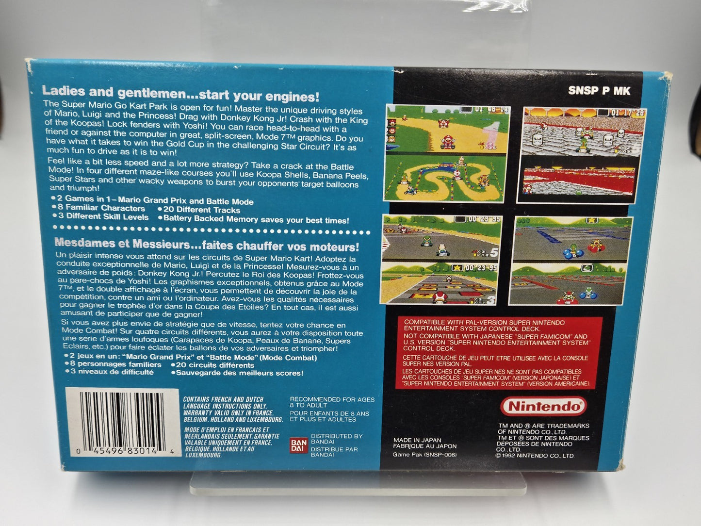 SNES Super Nintendo Super Mario Kart  mit OVP und Anleitung FAH